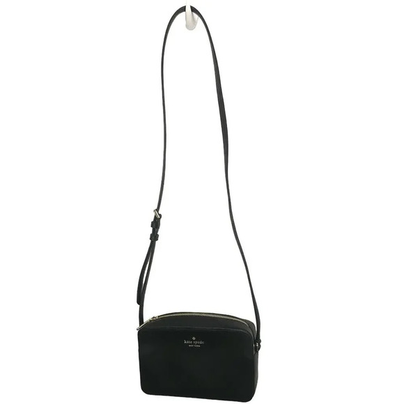 Kate Spade Staci Mini Camera Bag Black Leather - Picture 2 of 9